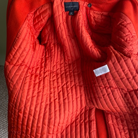Beautiful Banana Republic orange wool coat. - Picture 6 of 9